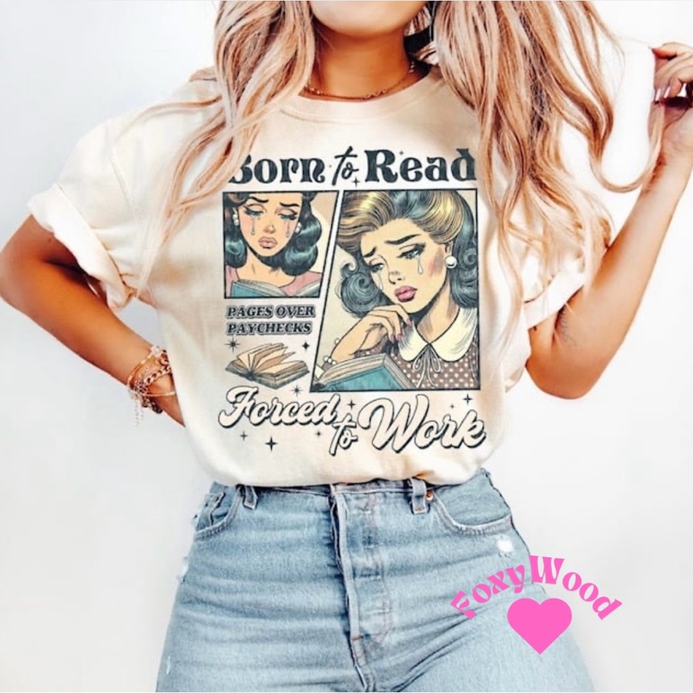 Born To Read Graphic Tee